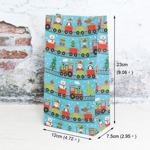 5pcs Snowflake Merry Christmas Paper Bag