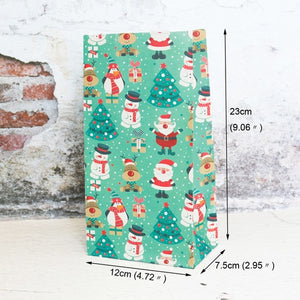 5pcs Snowflake Merry Christmas Paper Bag