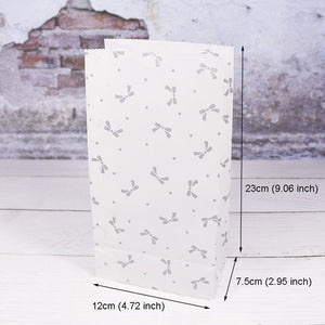 5pcs Snowflake Merry Christmas Paper Bag