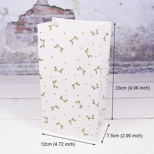 5pcs Snowflake Merry Christmas Paper Bag