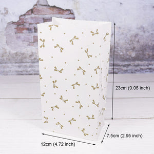 5pcs Snowflake Merry Christmas Paper Bag