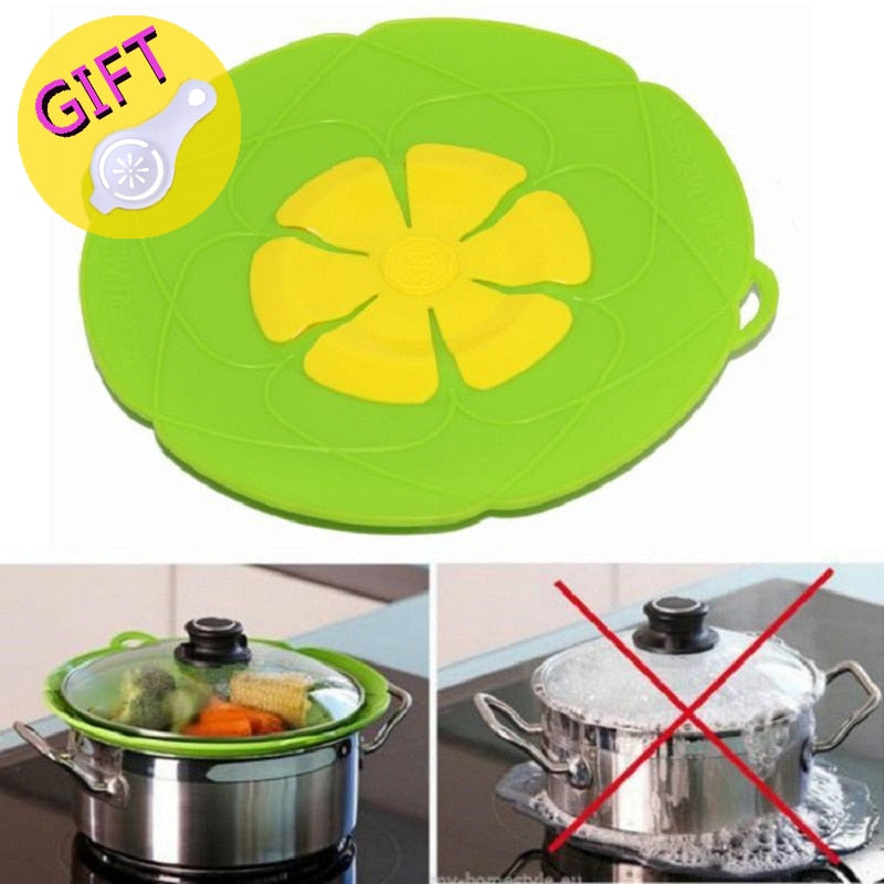 Silicone lid Spill Stopper Cover