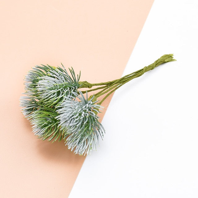 6PCS silk flowers for scrapbooking artificial plants for home