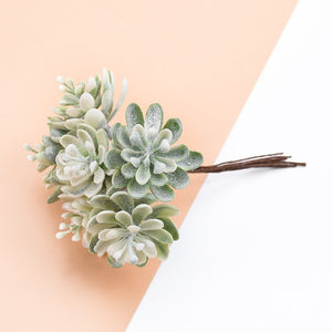 6PCS silk flowers for scrapbooking artificial plants for home