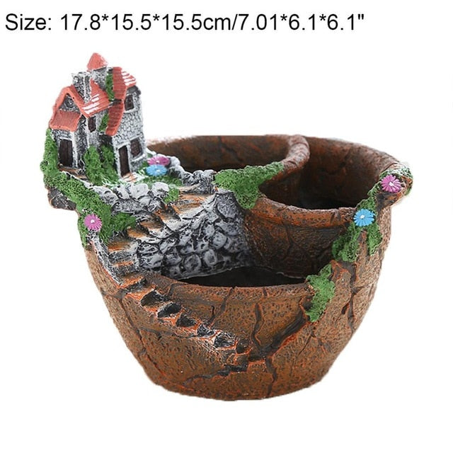 Succulent Plants Planter Flowerpot Resin Flower Pot
