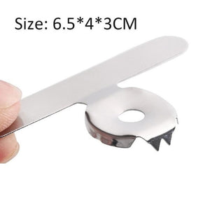 1pc Garlic Peeler Stainless Steel Multifunctional Chestnut Ginger Peeler