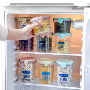 Three Colors 600-1000 ml  Kitchen Storage Box