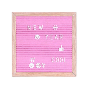 Hot Beautiful Felt Letter Board Wooden Frame Changeable