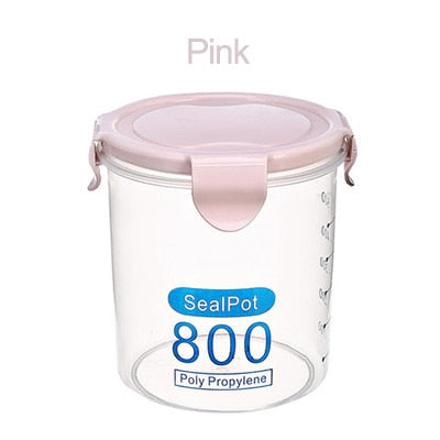 Three Colors 600-1000 ml  Kitchen Storage Box