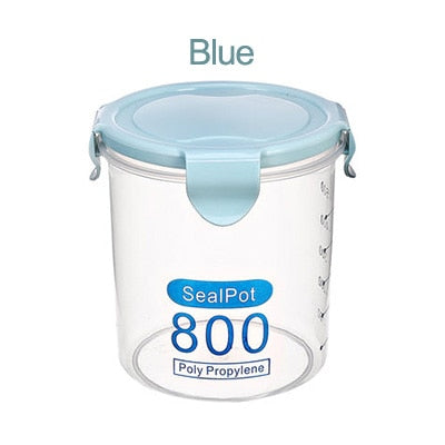 Three Colors 600-1000 ml  Kitchen Storage Box