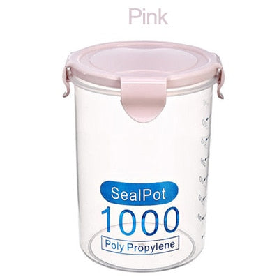 Three Colors 600-1000 ml  Kitchen Storage Box