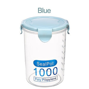 Three Colors 600-1000 ml  Kitchen Storage Box