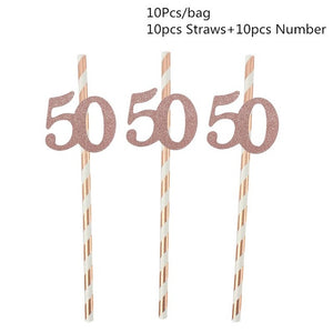 30th/50th/60th Happy Birthday Photo Booth Prop Anniversary Birthday Party