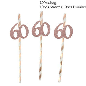 30th/50th/60th Happy Birthday Photo Booth Prop Anniversary Birthday Party