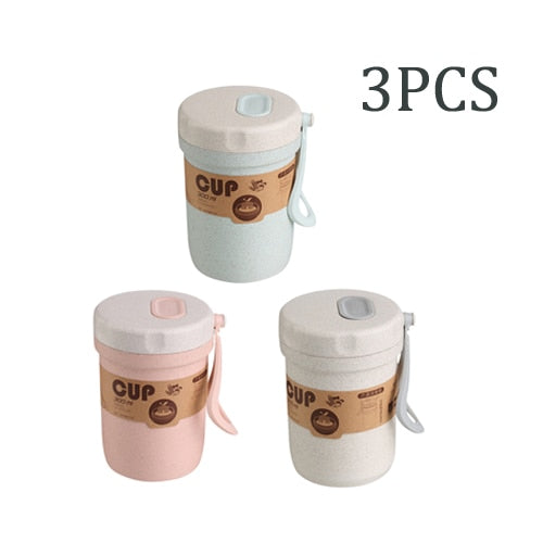 900 ml Portable Healthy Material Lunch Box 3 Layer