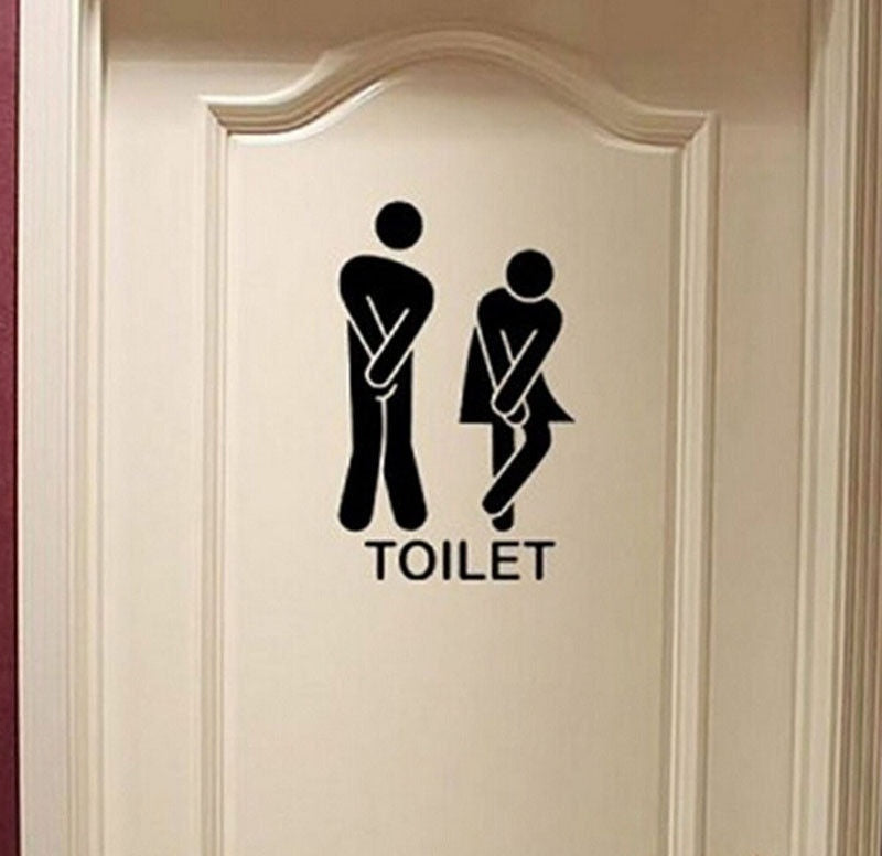 Economical Toilet Door Stick Man/Women