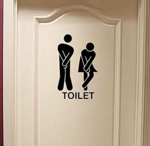 Economical Toilet Door Stick Man/Women