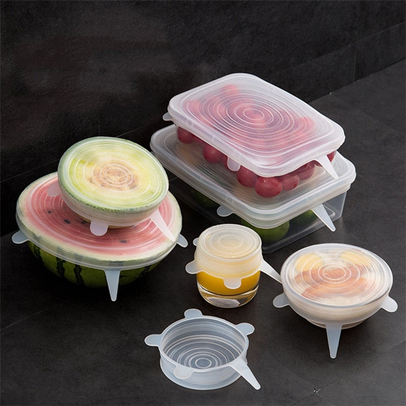 6Pcs/Set Silicone Caps covers