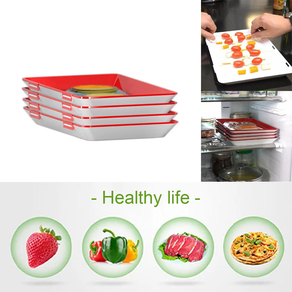 8PCS Clever Tray Creative Food Preservation