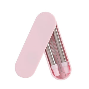 Portable Drinking Reusable Metal Straws