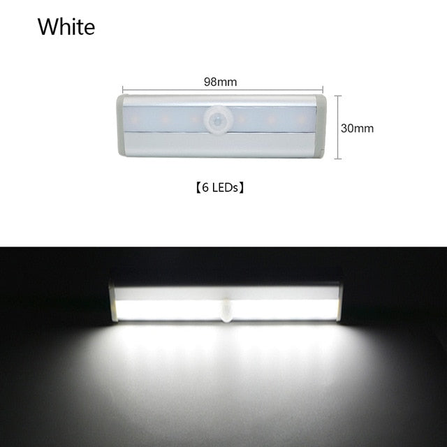 6/10 LEDs PIR LED Motion Sensor Light