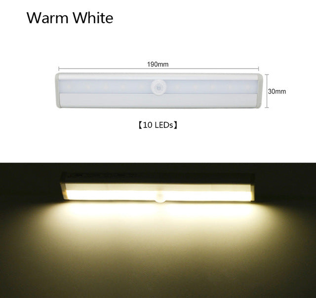 6/10 LEDs PIR LED Motion Sensor Light