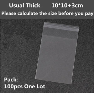 100/200pcs Frosted Candy Cookie Chocolate Bag