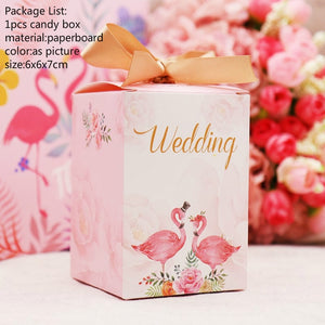 Paper Romantic Candy Box Vase Style Unicorn Flamingo