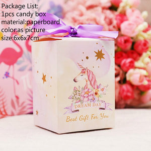 Paper Romantic Candy Box Vase Style Unicorn Flamingo