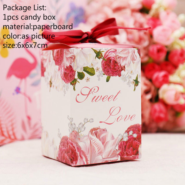 Paper Romantic Candy Box Vase Style Unicorn Flamingo