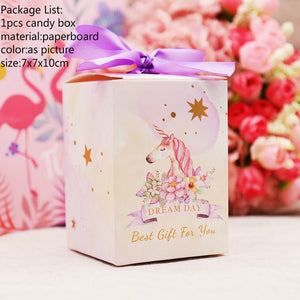 Paper Romantic Candy Box Vase Style Unicorn Flamingo