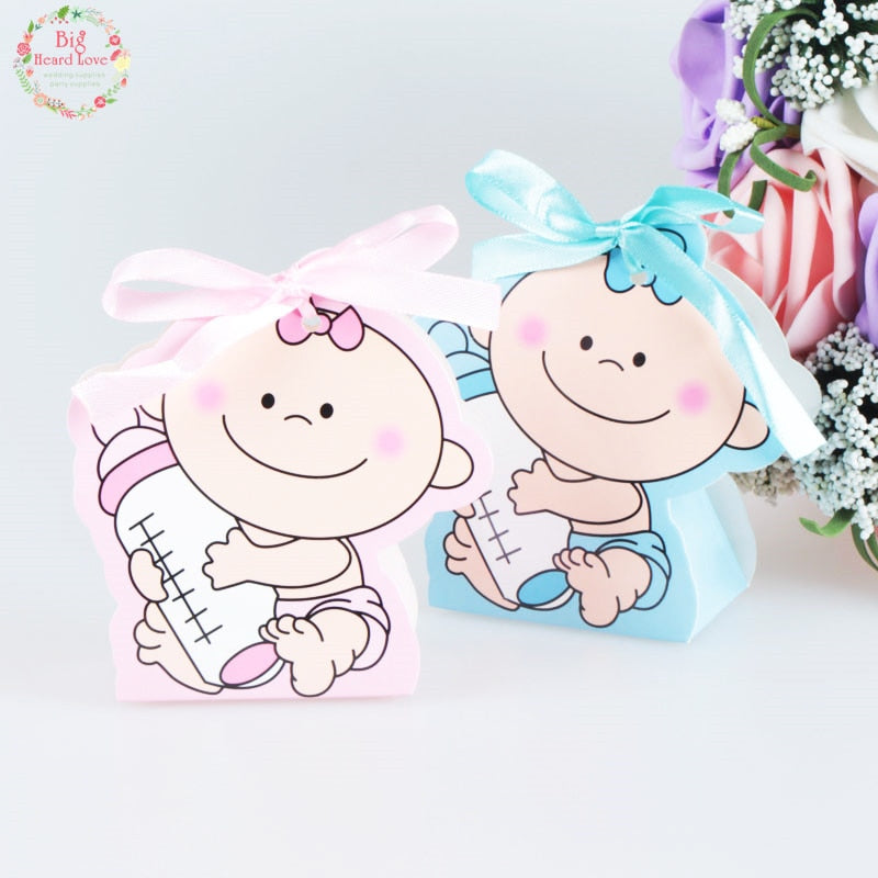 48pcs/set Baby Girl And Boy Paper Gift Box