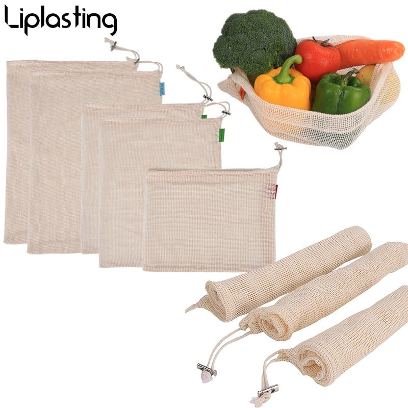 Eco friendly Reusable Produce Bags Washable