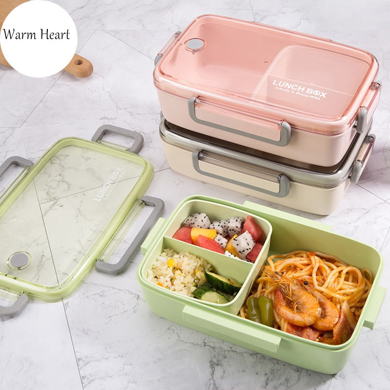 Lunch Box Bamboo Fiber Material Eco-friendly