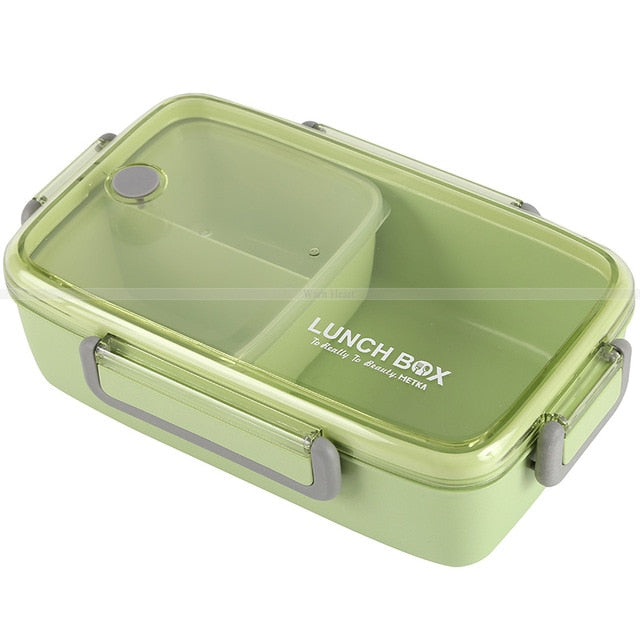 Lunch Box Bamboo Fiber Material Eco-friendly