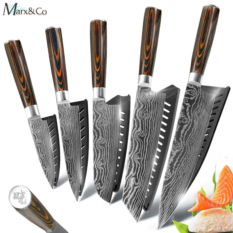 Kitchen Knife 5 Piece Set