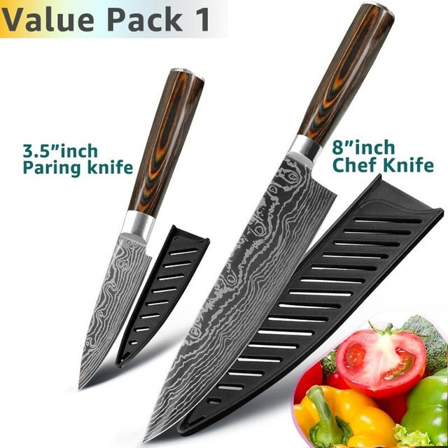 Kitchen Knife 5 Piece Set