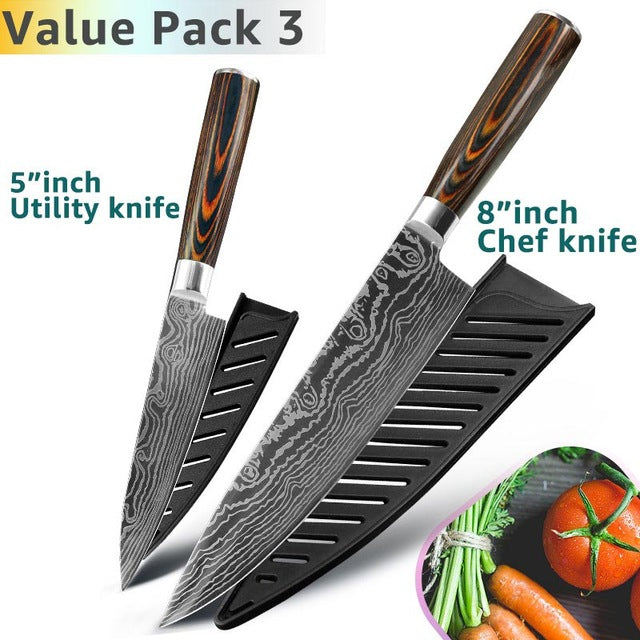 Kitchen Knife 5 Piece Set