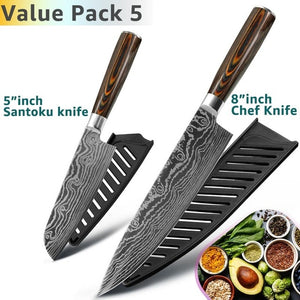 Kitchen Knife 5 Piece Set