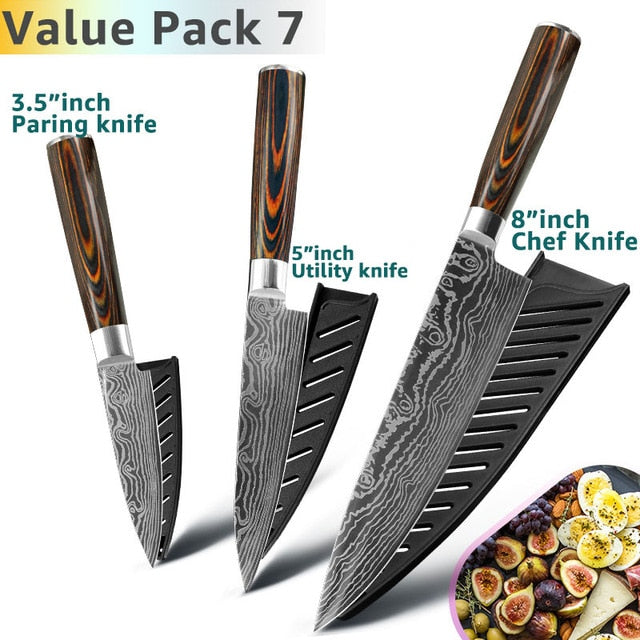 Kitchen Knife 5 Piece Set