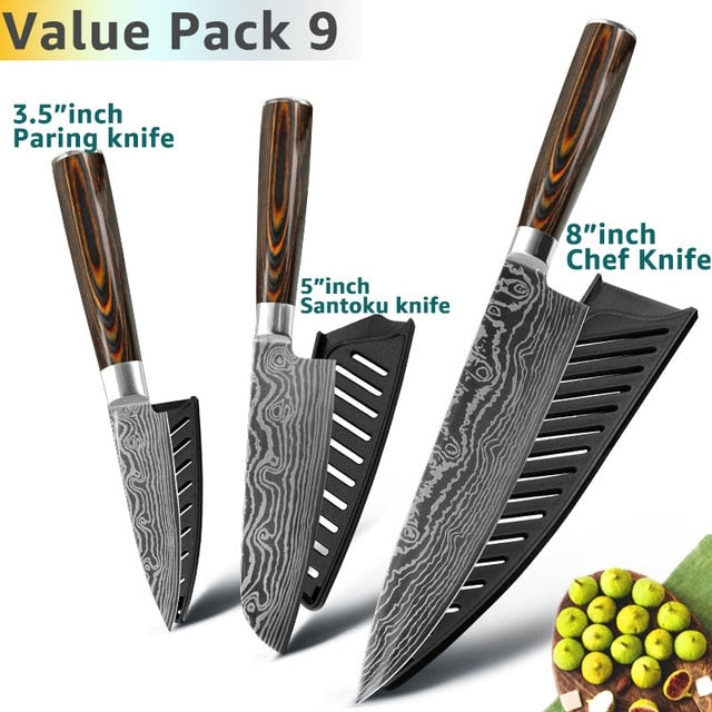 Kitchen Knife 5 Piece Set