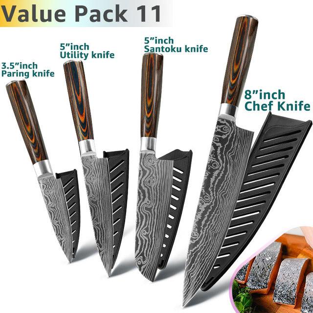 Kitchen Knife 5 Piece Set