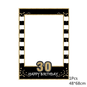 30th/50th/60th Happy Birthday Photo Booth Prop Anniversary Birthday Party