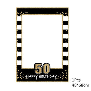 30th/50th/60th Happy Birthday Photo Booth Prop Anniversary Birthday Party