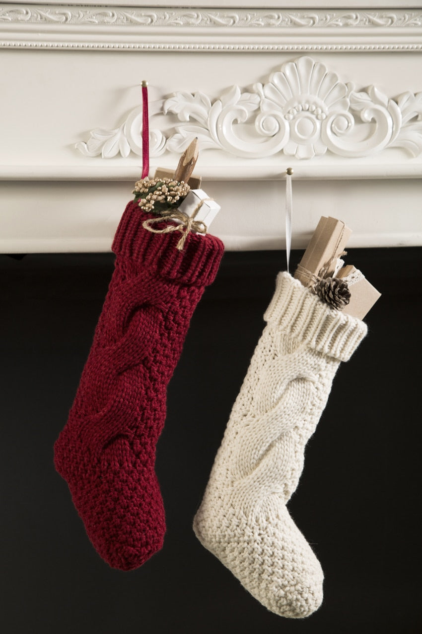 New Christmas Stockings Santa Shoes Boot