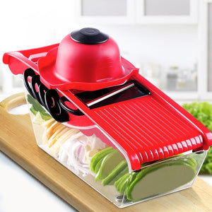 New Upgraded Multi-function Vegetable Slicer 6 In 1