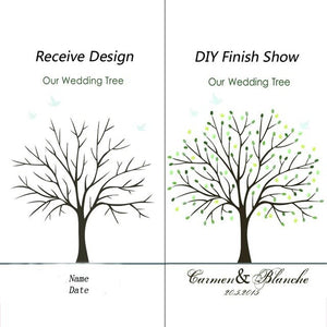 Personalized wedding guest book baby