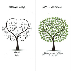 Personalized wedding guest book baby