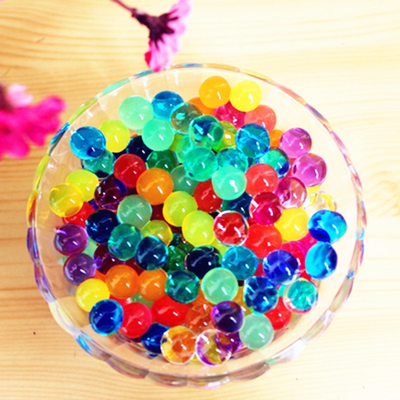 100pcs/lot Crystal Soil Pearl Shape Soft Water