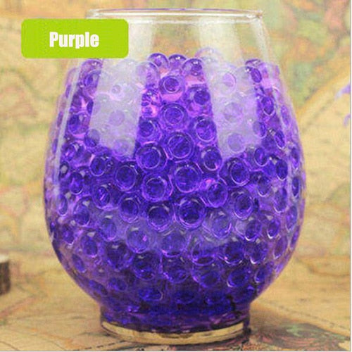 100pcs/lot Crystal Soil Pearl Shape Soft Water
